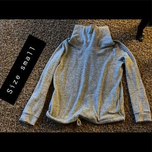 Gray turtleneck sweater, size small